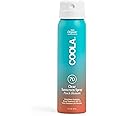 COOLA Organic Sunscreen SPF 70 Sunblock Spray, Dermatologist Tested Skin Care for Daily Protection, Vegan and Gluten Free, Peach Blossom