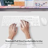 Rii RK200 Wireless Keyboard and Mouse 104 Keys UK Layout White (AAA Battery) view 8