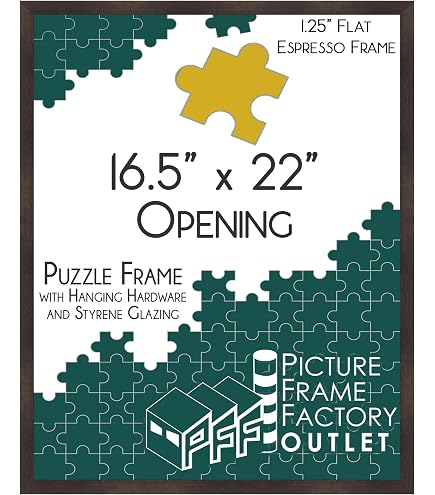 Amazon.com - PFFO 16.5x22 Puzzle Frame, 1.25