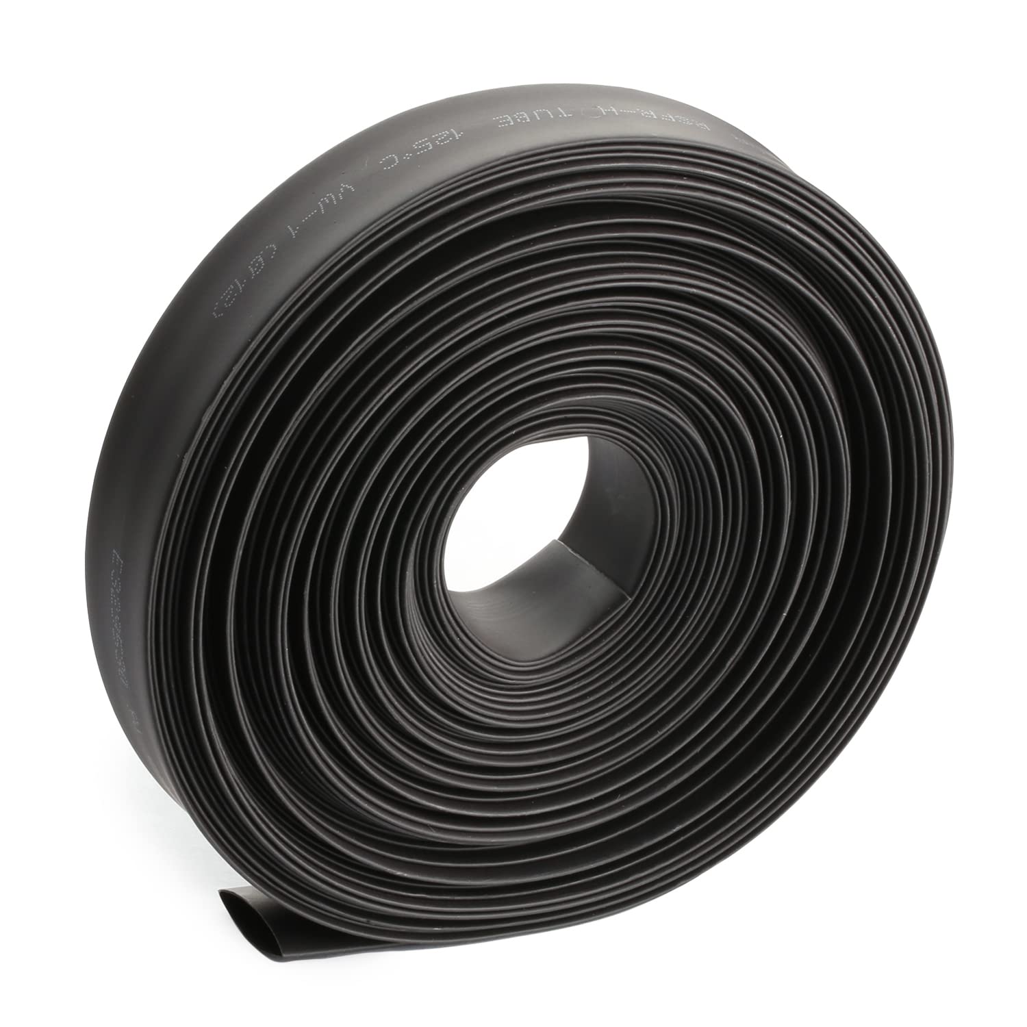 Othmro PE Heat Shrink Tube 2:1 Electrical Insulation Tube Wire Cable Tubing Sleeving Wrap 12mm Diameter 12M Length Black 1PCS