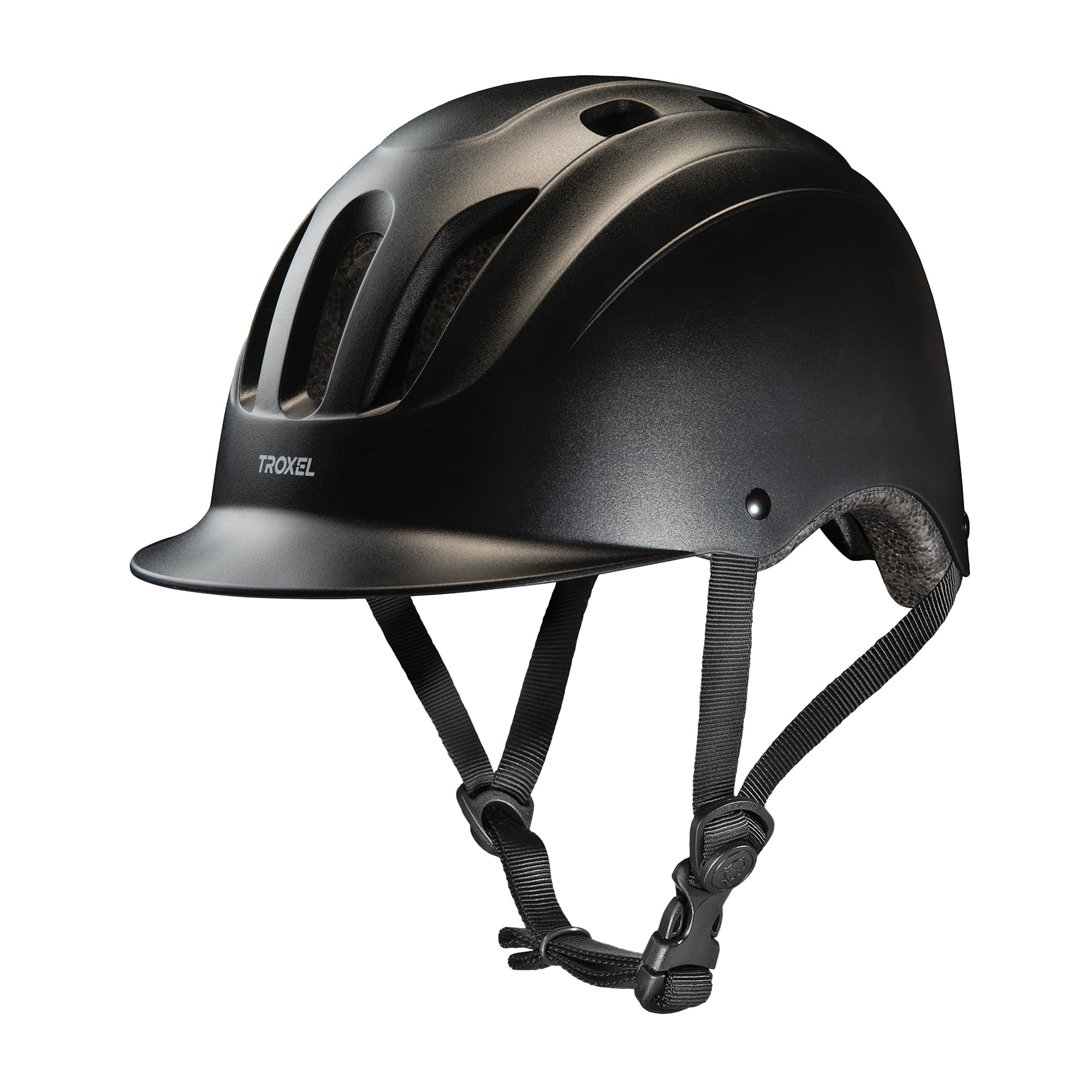Photo 1 of Troxel Sport 2.0 Injection Molded Horse Riding Helmet, Lightweight Adjustable Design, Safety Horseback Riding Gear, Medium (7-7-1/4), Black