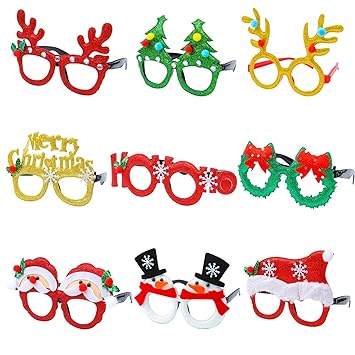 christmas party decoration glasses