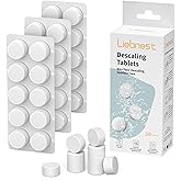 Liebnest 30 Count Descaling Tablets โ Compatible with Momcozy, Baby Brezza, Papablic & All Brands. Fits Bottle Washers, Warmers, Sterilizers & Formula Makers to Remove Milk Stains & Limescale