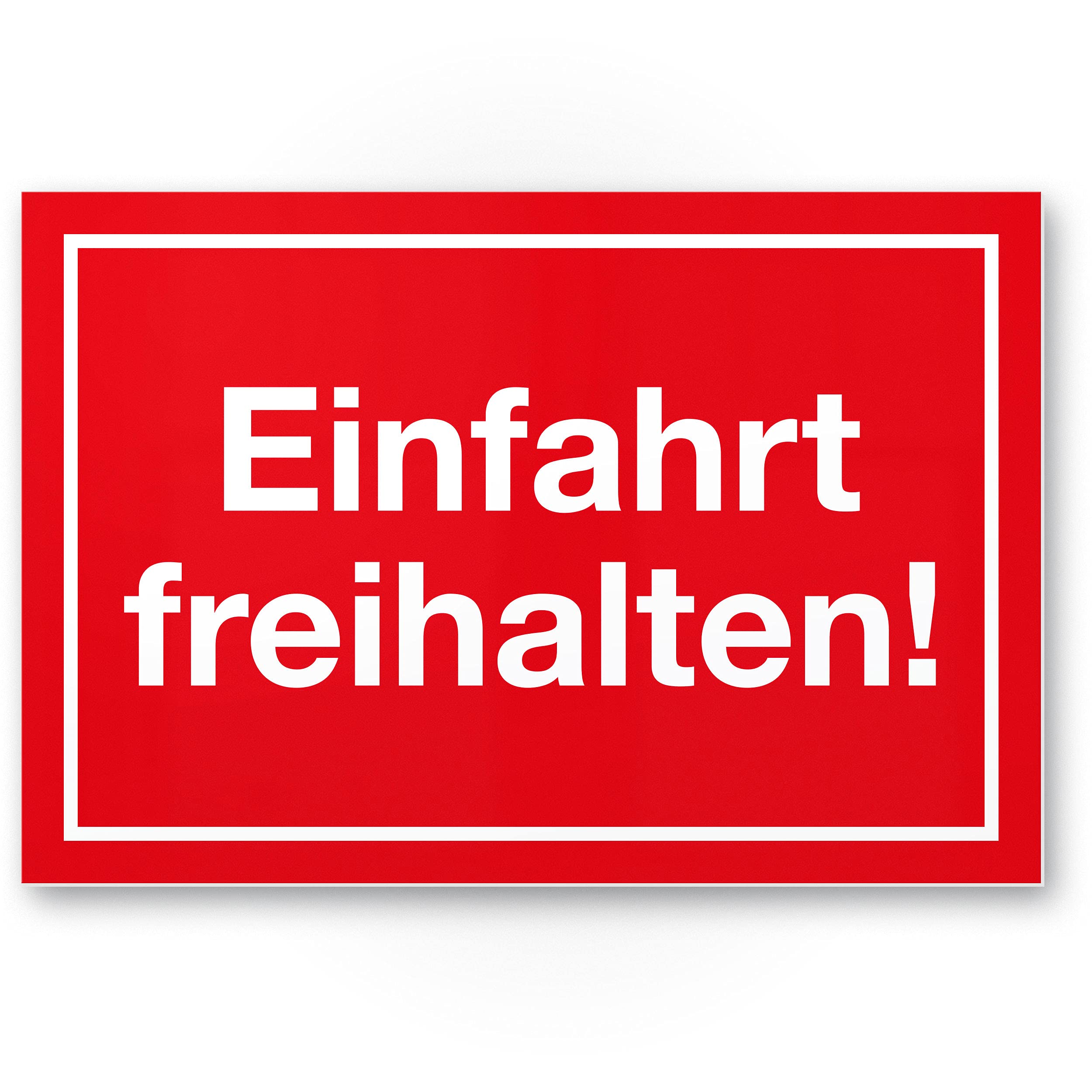 Komma Security Einfahrt Freihalten Sign Entry-Ausfahrt Tag Nacht freihalten – abschleppen Sign Driveway – also prohibited against parking – Parking prohibition
