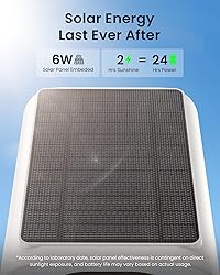 ieGeek Solar Camera Outdoor Wireless, 2K WiFi