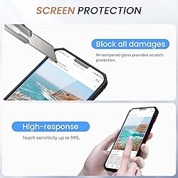 Goton for iPhone 14 Plus Case with Screen Protector