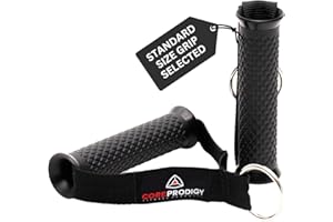 Core Prodigy Heavy Duty Exercise Handles - Grip Attachments for Cable Machine Pulleys, Gym Equipment, Resistance Bands, and Weight Lifting