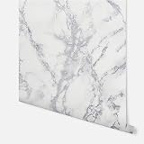 Arthouse Carrara Marble Effect Silver Wallpaper 10.05m x 0.53m Roll view 6