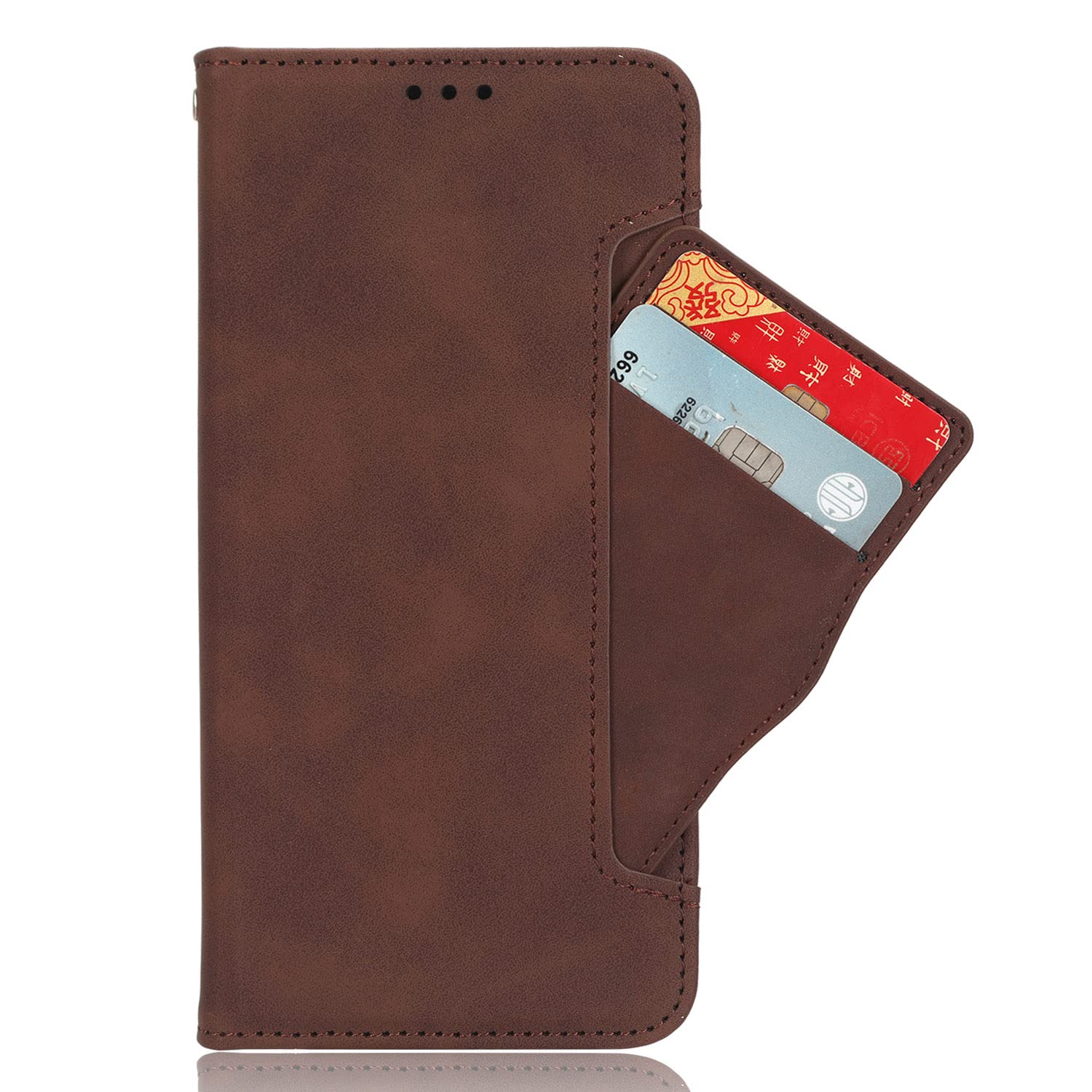 Wallet Case for Infinix Smart 7 Plus Case, Flip Case for Infinix Smart 7 Plus Retro Style Wallet Magnetic Cover, Case Wallet PU Leather Phone Cover for Infinix Smart 7 Plus, Brown