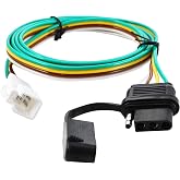 Oyviny Custom 4 Pin Trailer Wiring Harness for 2008-2019 Toyota Highlander, Factory Tow Package Required