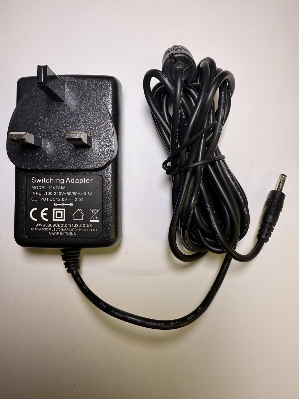 Replacement for 12V 2A AC-DC Switching Adaptor Power Supply Charger for Geobook3x Geobook 3x 13"
