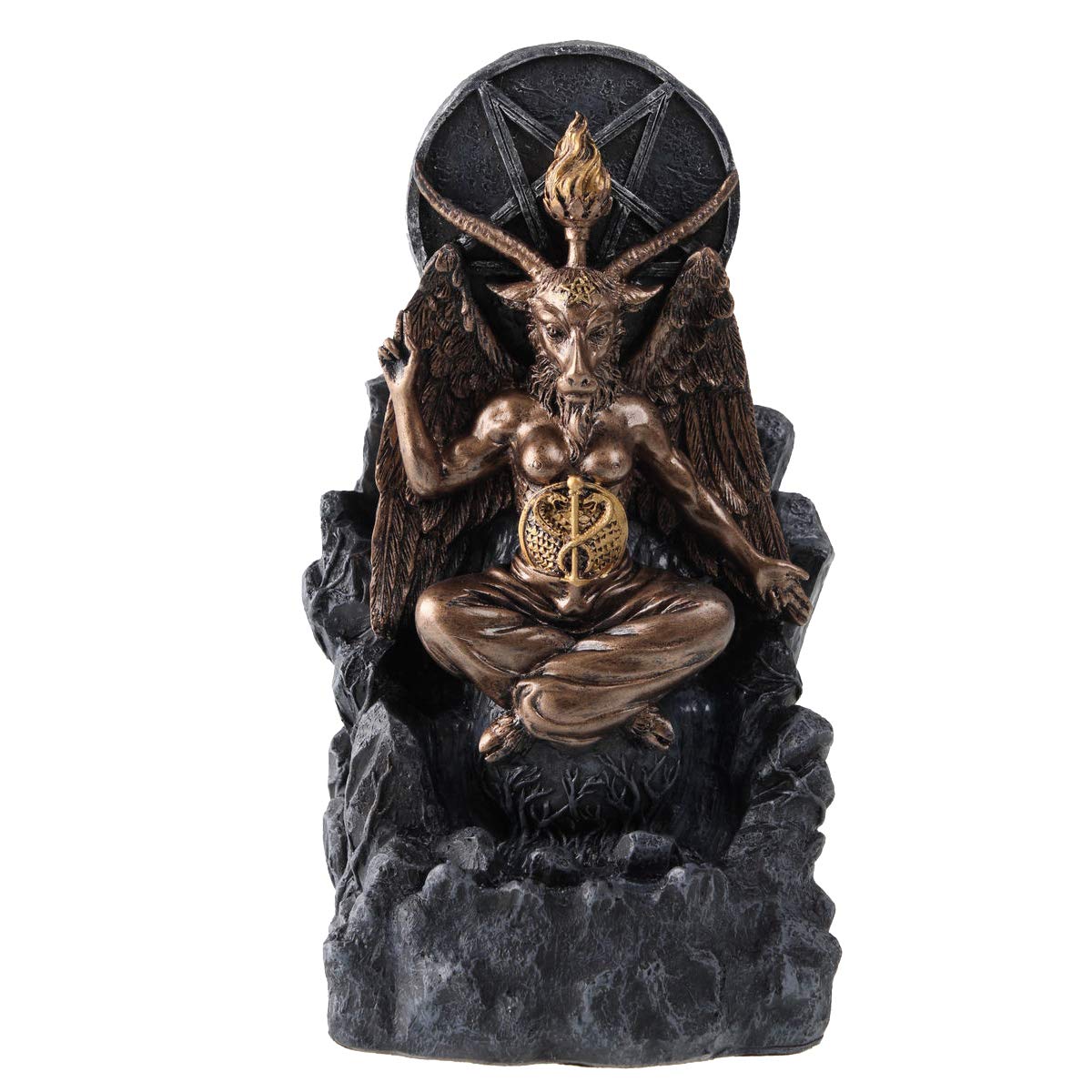 Nemesis Now Baphomet Backflow Incense Burner 24cm Bronze