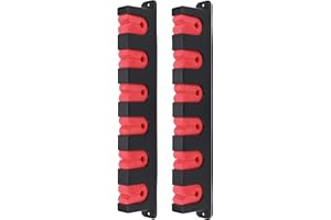 Ducurt Horizontal Fishing Rod Rack Holders Wall-mounted Fish Pole Holder for Garage & Boat 6-Rod Storage Racks -1 Pair Rod Holder Rod Holder