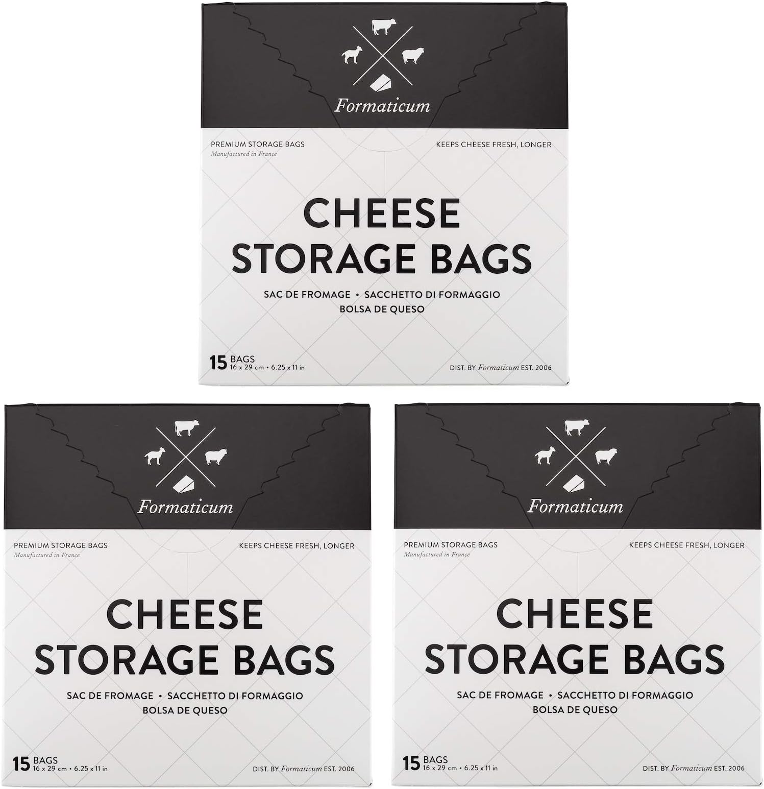 Formaticum Cheese Storage Bags 45 Count