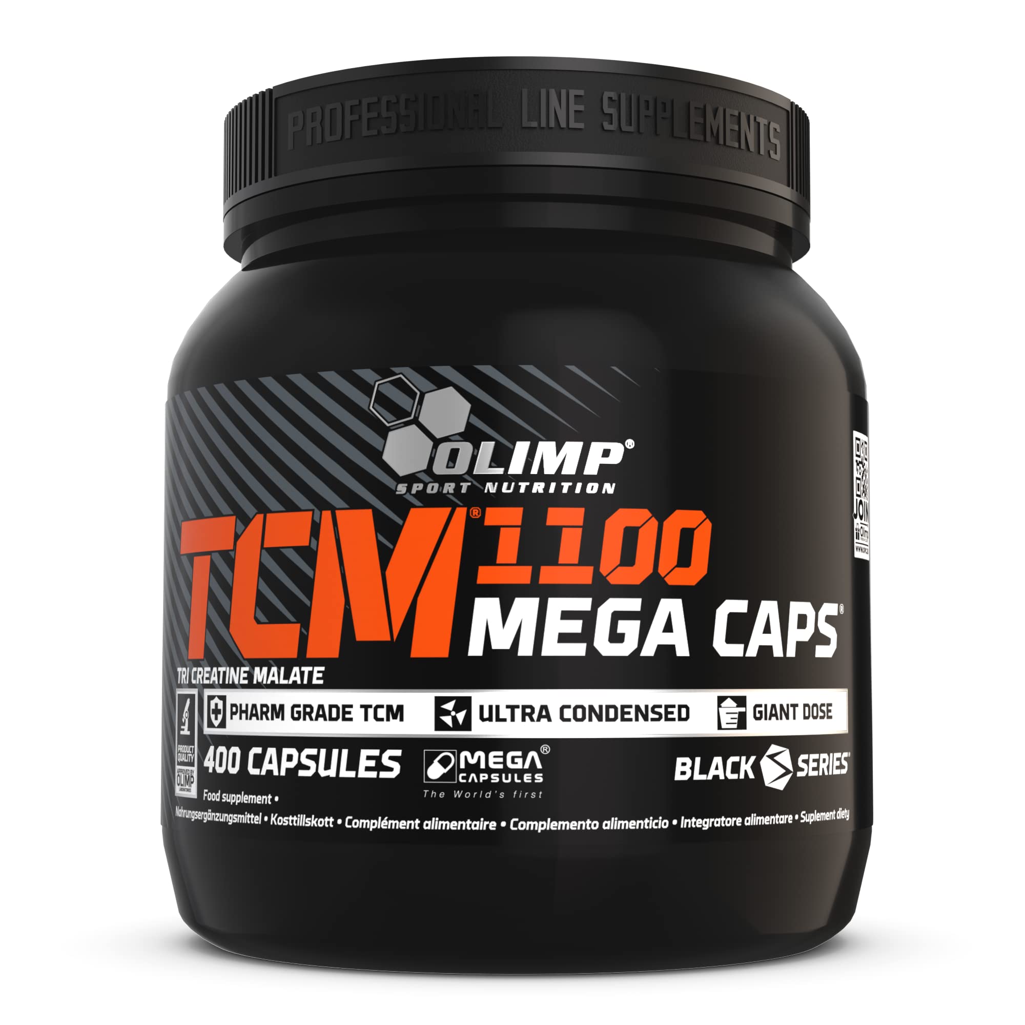 OLIMP SPORT NUTRITION Olimp TCM Capsules, 1100 mg, Pack of 400 Mega Capsules