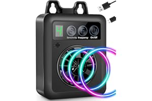 GOTSEVEN Anti Barking Device, 3 Adjustable Levels Dog Barking Control Devices with 50FT, Ultrasonic Dog Bark Deterrents Behavior Training for Almost Dogs, Stop Barking Neighbors Dog Silencer Rechargeable