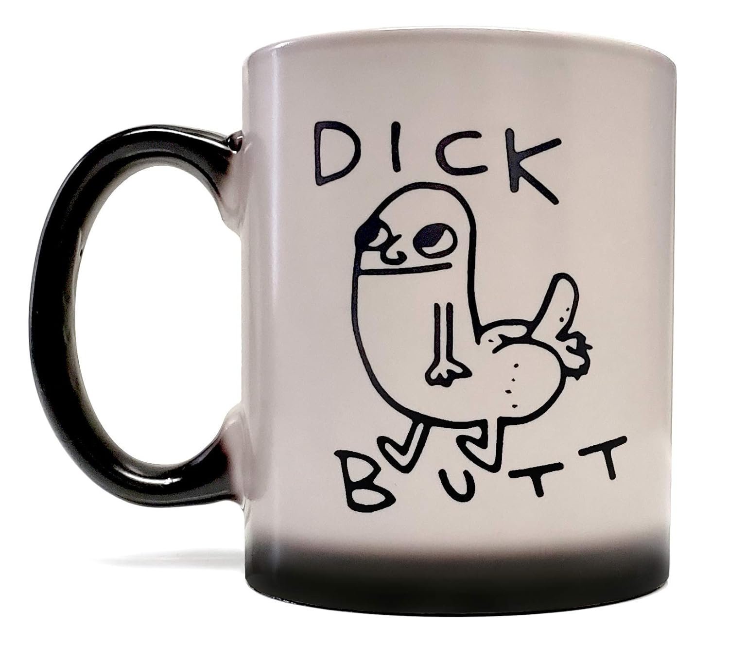 Black Mug/Cup Coffee Ceramic A Grade 11oz DickButt