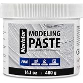 Nariolar Modeling Paste 14.1 oz /400 g | High-Density Paste for Textured Art and Acrylic Painting, Ideal for Canvas Art, DIY Projects, and 3D Effects