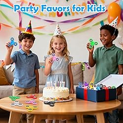 SCIONE Fidget Spinners, 25 Pack Birthday Party