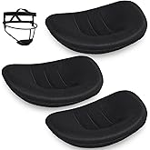OctinPris 3X Softball Fielder's Facemask Chin Cup Face Defense Chin Cup Protective Catchers Mask Replacement Chin Pad, Baseball Softball Pitchers Helmet Padding Men Women Teensm