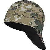 ARCCAPTAIN Reversible FR Cotton Welding Cap, 8-Panel Fit, Colour, 6 7/8 | 10 oz FR Cotton, Heavy-Duty Martin Cloth, Sweatband, Heat-Resistant Lining, Multi-Size Fit, Comfortable Under Welding Helmet