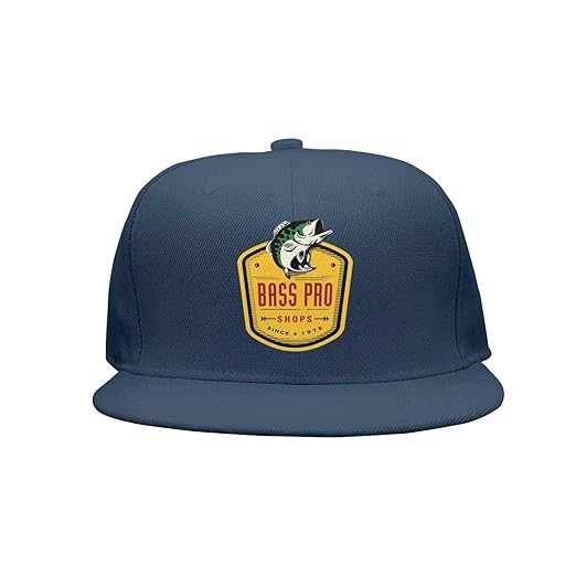 Bass Pro Shops Logo Unisex Boys Casual Flat Brimmed Hat Rugged