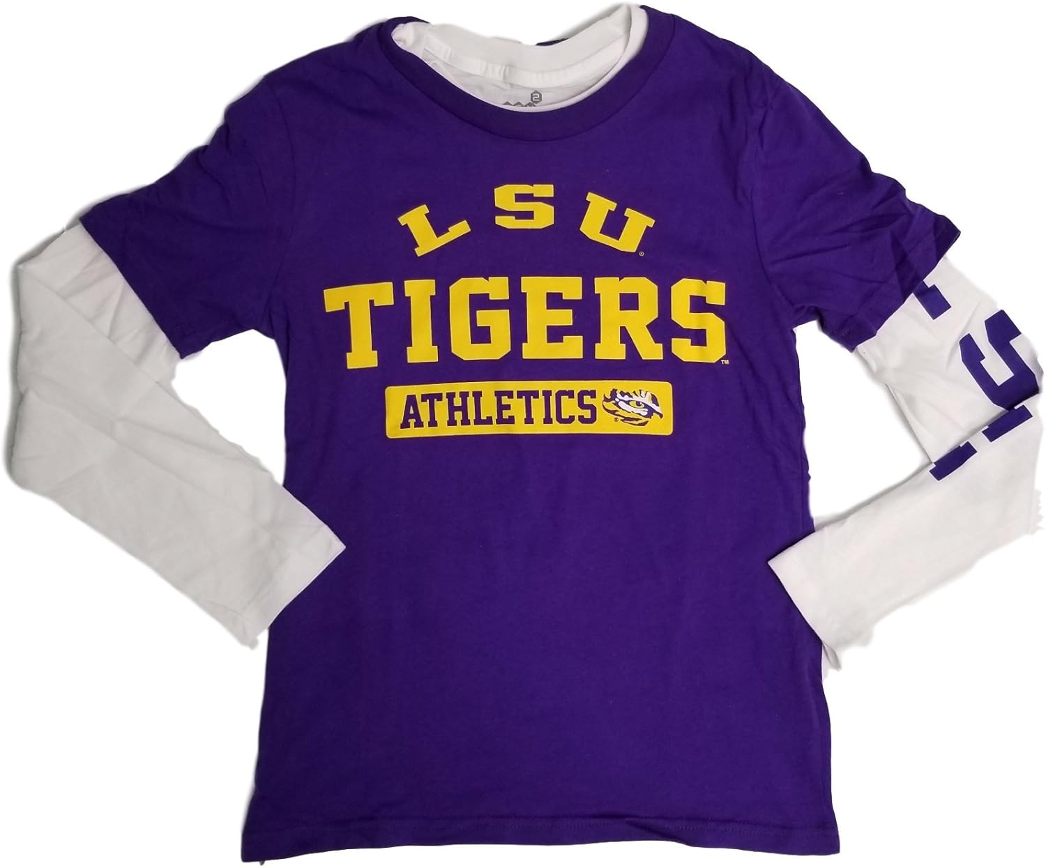 LSU Tigers Boys Youth TShirt Combo Set (Youth Small 8) Clothing