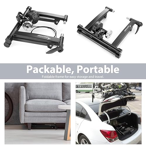 Sportneer Bike Trainer Stand Indoor Exercise Sportneer Magnetic