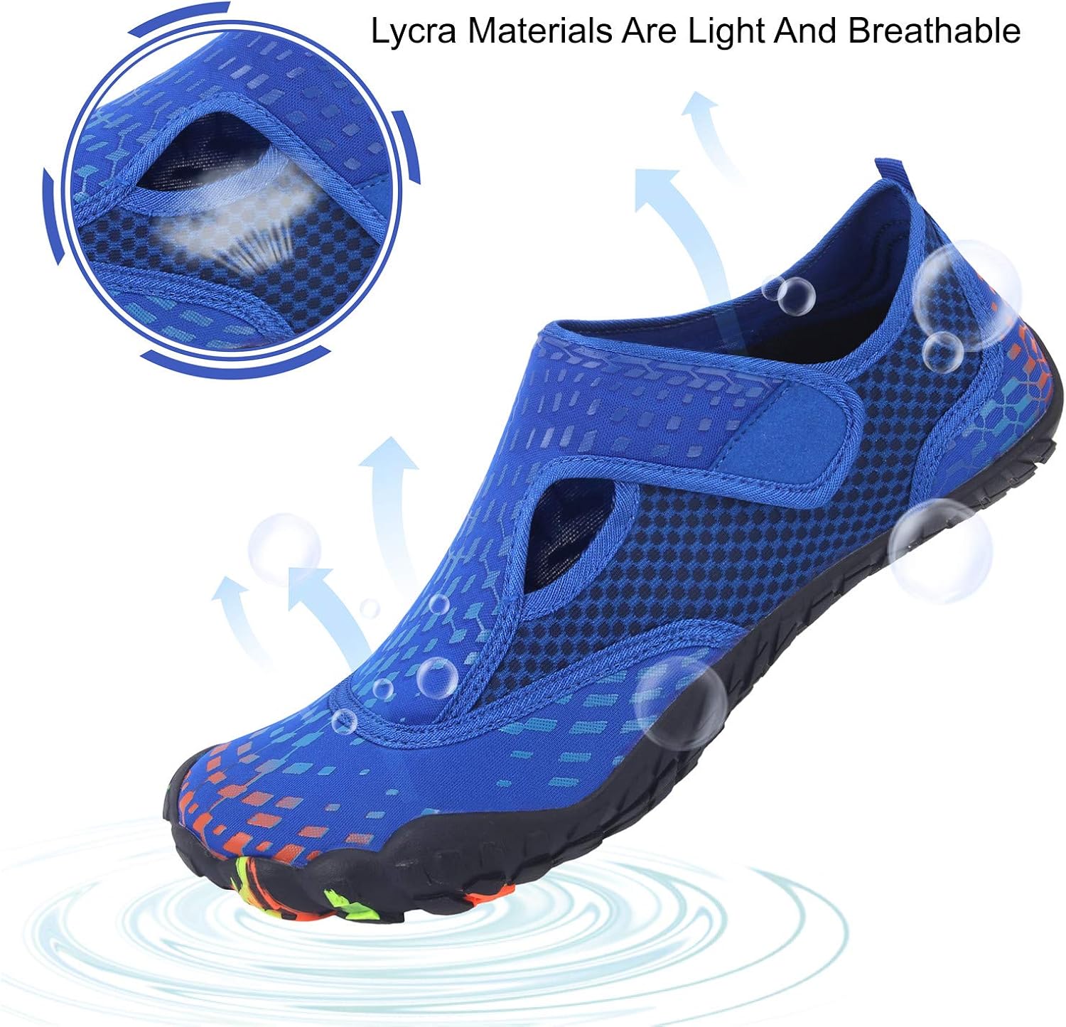  | L-RUN Athletic Hiking Water Shoes Mens Womens Barefoot Aqua Swim Walking Shoes | Hiking Shoes