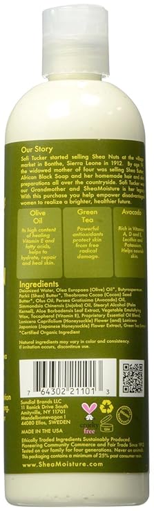 shea moisture olive and green tea lotion