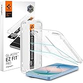 Spigen Glas.tR EZ Fit Tempered Glass Screen Protector for Galaxy S26 Plus | AluminaCore Aluminum-enhanced 10H+ tempered glass, Auto-align tray, 100% clarity, Original touch, Case-friendly, 2 Pack