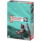 CLIF BUILDER'S - Protein Bar - Chocolate Mint - (2.4 Ounce Bar, Pack of 12)