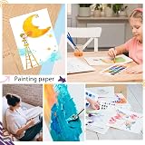 WSICSE 60 Sheets 300gsm Cotton Cold Press Watercolor Paper 4x6 White view 6