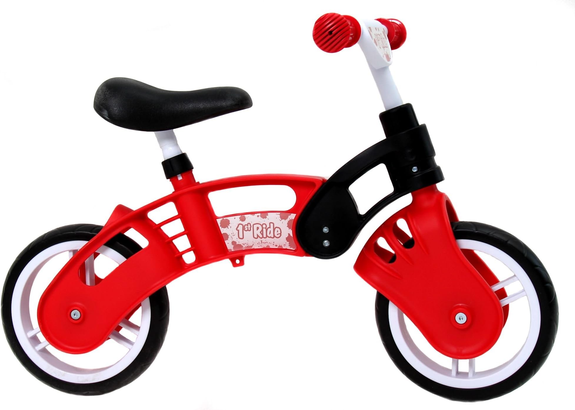 1st Ride Red Toddler Training No Pedal Balance Bike - 18 months to 3 years