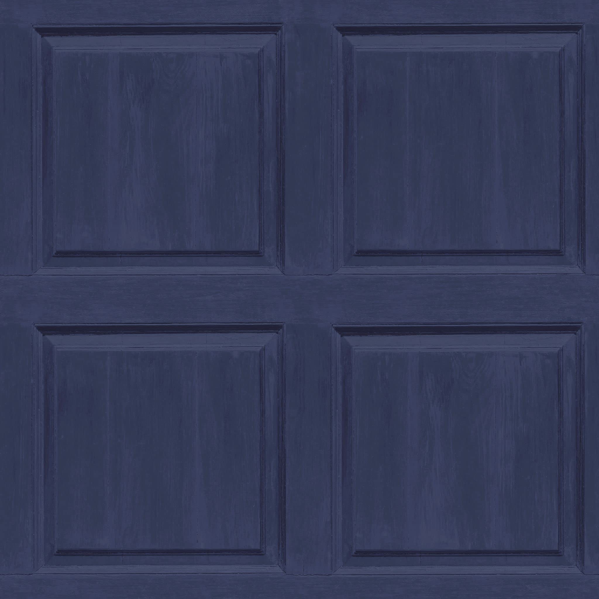 Arthouse Navy Blue Washed Panel Wallpaper - Faux Paneling Effect - Visible Wood Grain Effect - Easy to Install - Paste The Paper - Feature Wall or Full Room Very On-Trend - 909601