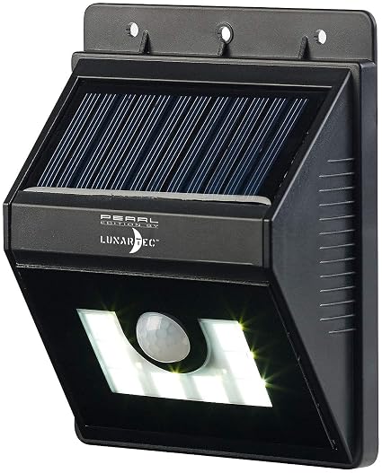 Lunartec Aussenleuchte Solar Led Wandleuchte Mit Bewegungsmelder