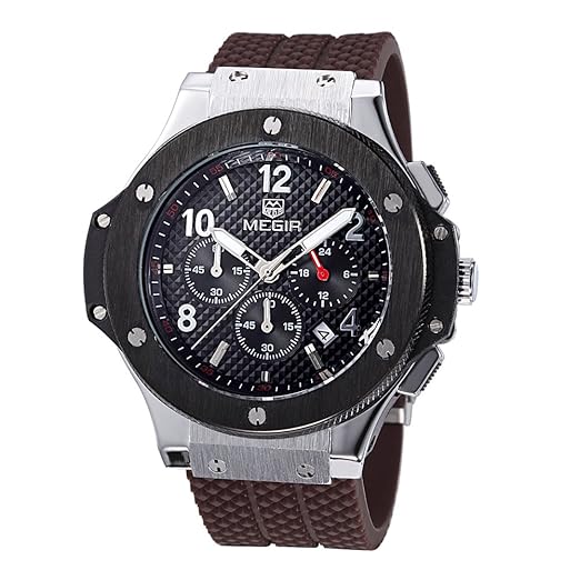 Killer Analog Silver Dial Mens Watch-KLM185D