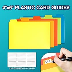 H4D 4x6 Index Card Case with 100 Heavyweight Ruled