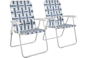Novogratz Poolside Gossip, Priscilla Folding Chairs, 2-Pack, French Blue
