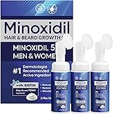 5% Minoxidil Foam 3PCS, 5% Minoxidil for Men Foam, Minoxidil for Women Hair Growth, Minoxidil for Men Hair Growth, Minoxidil