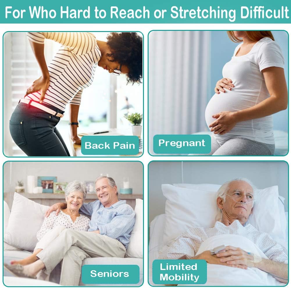 Toilet Aid Wiper Self Assist Bathroom Bottom Butt Wipe Helper Wand Long Reach Comfort Wipe Tool Paper Tissue for Pregnant After Surgery Seniors Arm Handicap Bariatric: Health & Personal Care