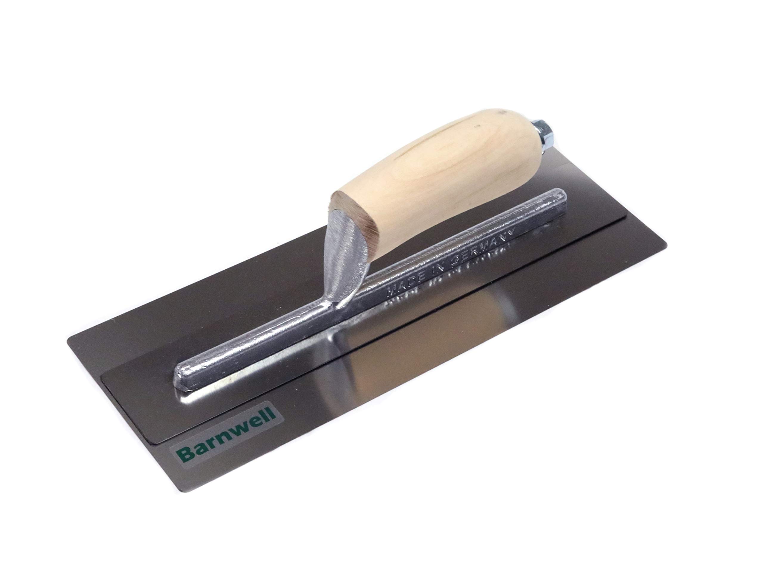 Barnwell Plasterflex Plastering Flexible Stainless Steel Finishing Trowel with Wooden Handle (12" - 18") (12")