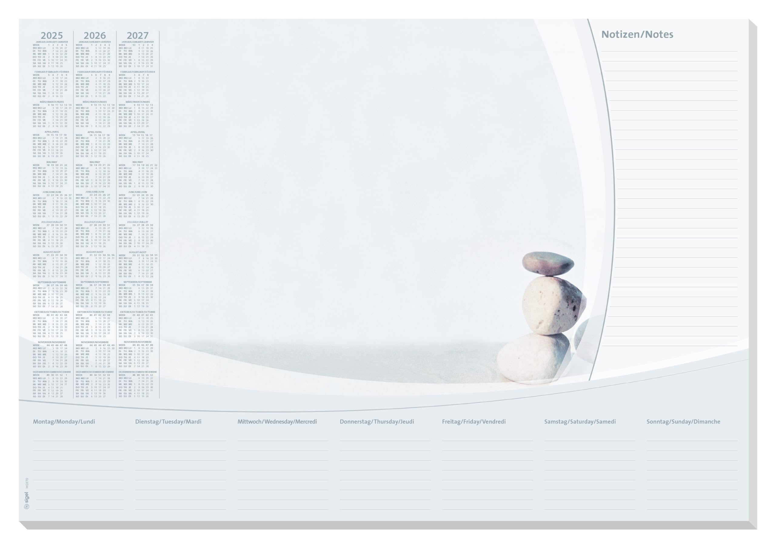 Paper Desk Pad, Design Harmony