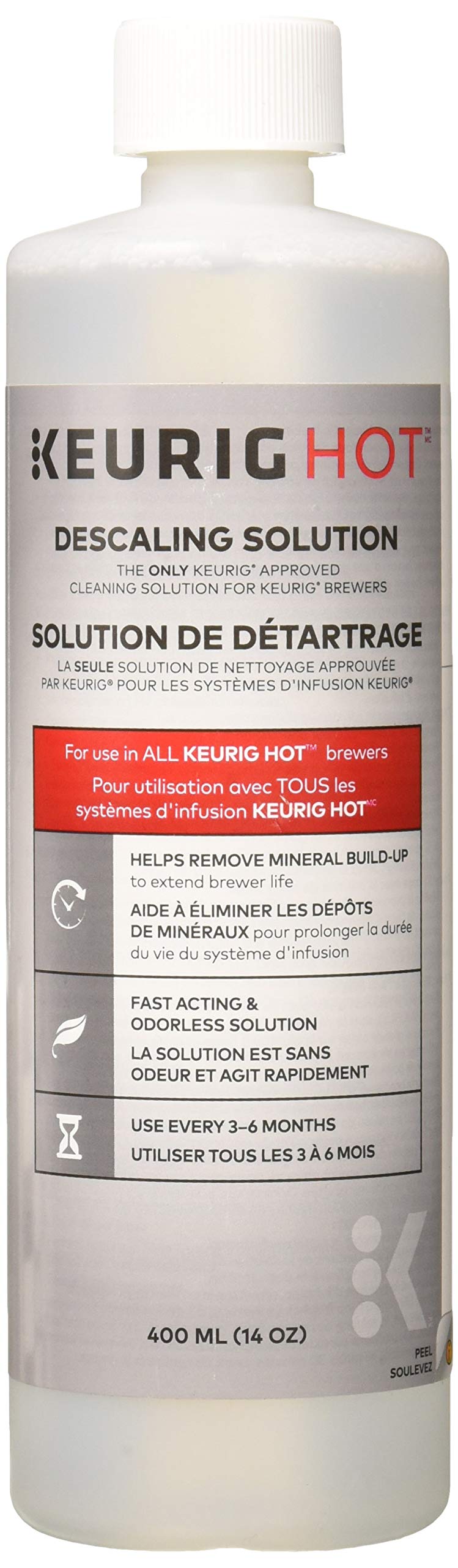 Keurig Brewer Cleaner Includes 14 oz. Descaling Solution, Compatible
