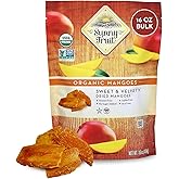 Sunny Fruit Soft Organic Dried Mangoes - 1 Pound Bulk Bag | No Preservatives, No Sugar Added | Healthy, Naturally Sweet Tropical Dried Fruit Snack | NO SULFIDES, NON-GMO, VEGAN, HALAL, KOSHER