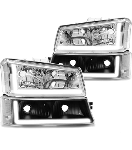 Akozon Feux diurnes Assemblage de Phares LED DRL Paire LED Feux de Jour