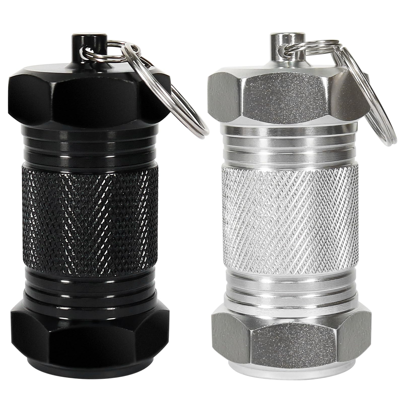 Photo 1 of Shintop 1PCS High Capacity Aluminum Container Keychain Waterproof Pill Container