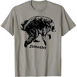 Jimothy Viral Raccoon Shirt Funny Trash Panda Wildlife T-Shirt