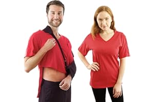 Inspired Comforts Unisex Post Surgery & Rehab V Neck Dual Access Snap Shirt