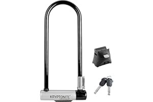 Kryptonite Kryptolok Series 2 LS Bicycle U-Lock with with FlexFrame Bracket (4-Inch x 11.5-inch)